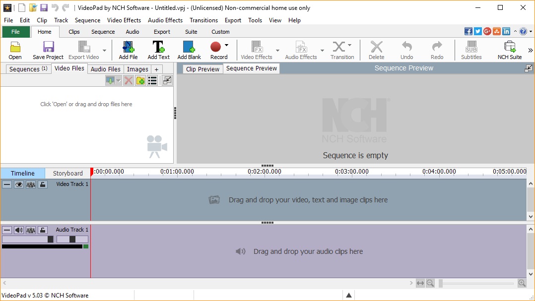 videopad video editor video editing software windows 7
