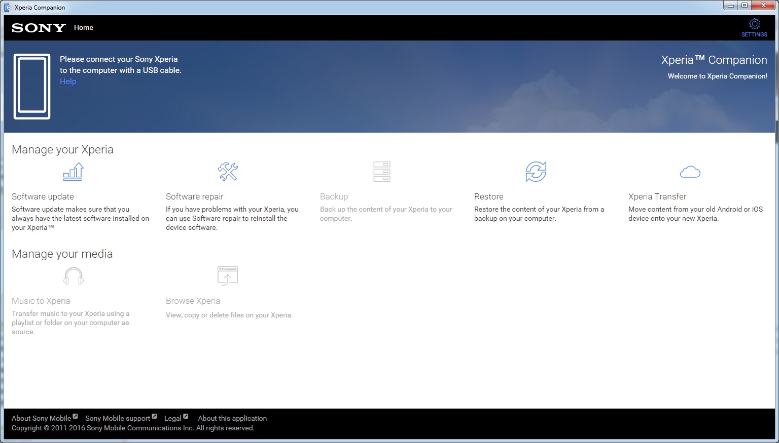 Xperia Companion - Screenshot #10