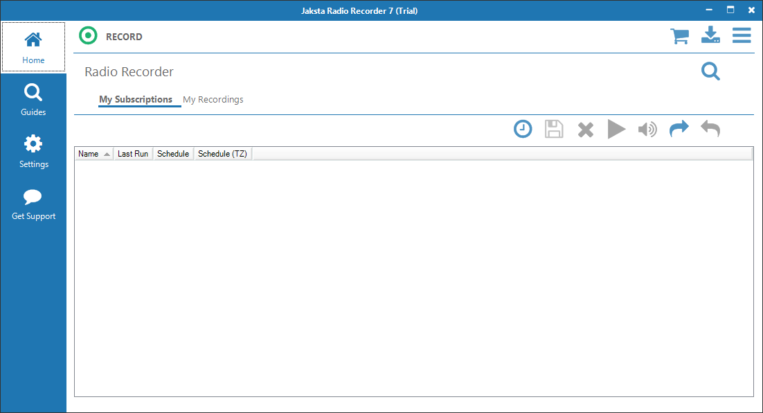 Jaksta Radio Recorder - Screenshot #1