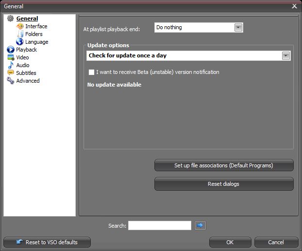 VSO Media Player - Screenshot #1