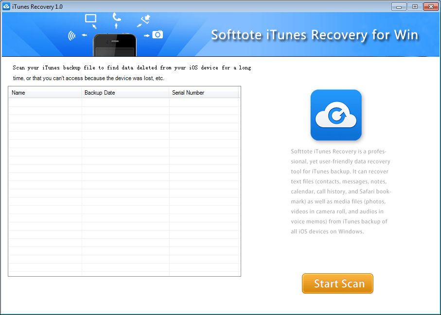 iTunes Recovery latest version Get best Windows software