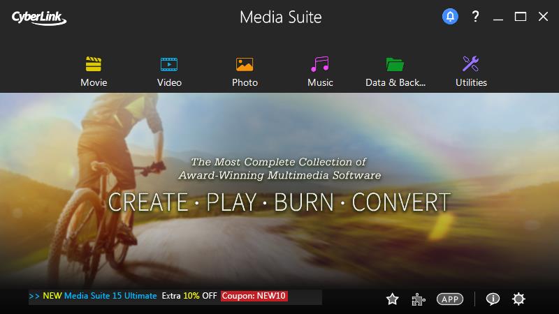CyberLink Media Suite - Screenshot #1