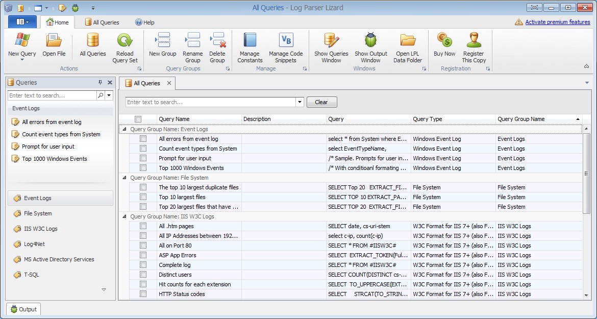Log Parser Lizard latest version - Get best Windows software