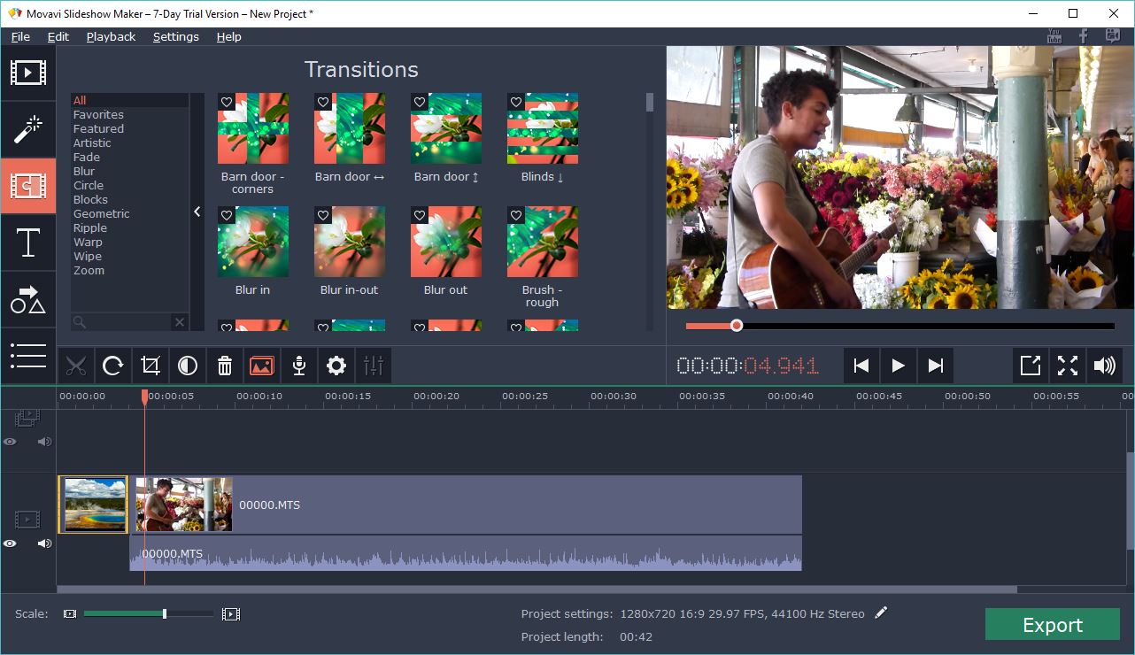Movavi Slideshow Maker - Screenshot #3