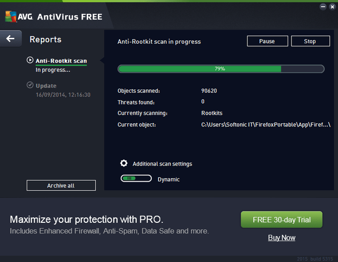 AVG AntiVirus Free - Screenshot #8