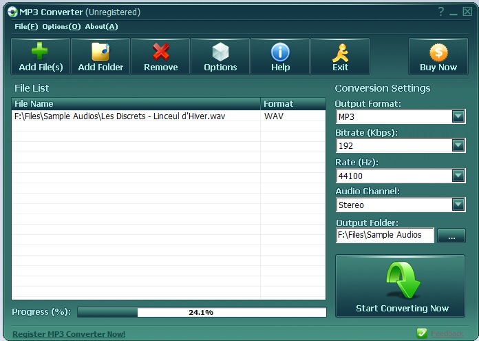 MP3 Converter - Screenshot #3