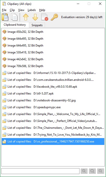 Clipdiary - Screenshot #1