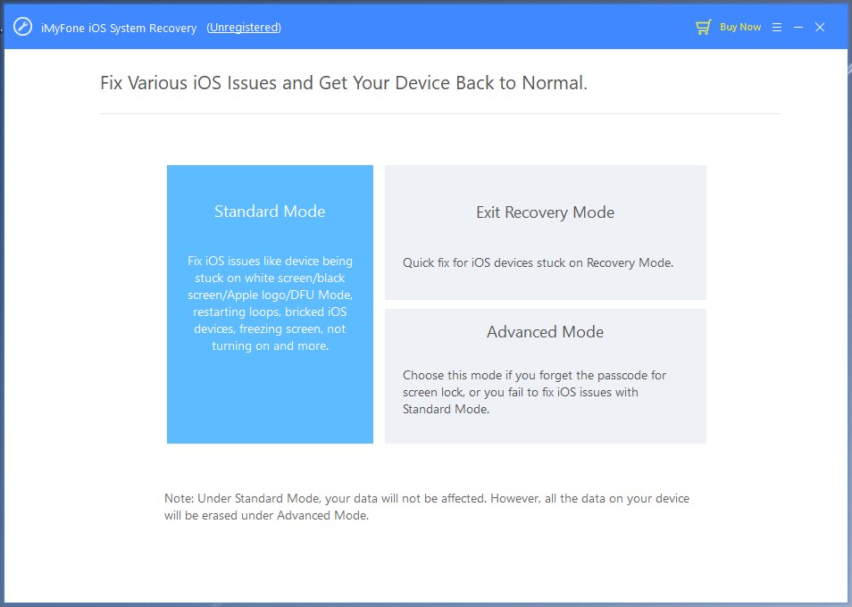 imyfone ios system recovery license code