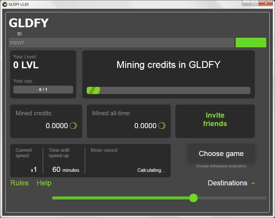 GLDFY - Screenshot #1