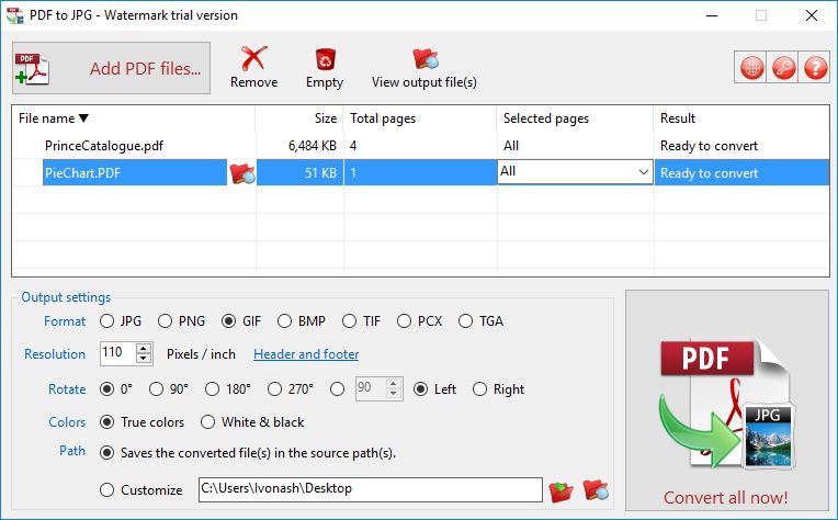 PDF to JPG - Screenshot #5