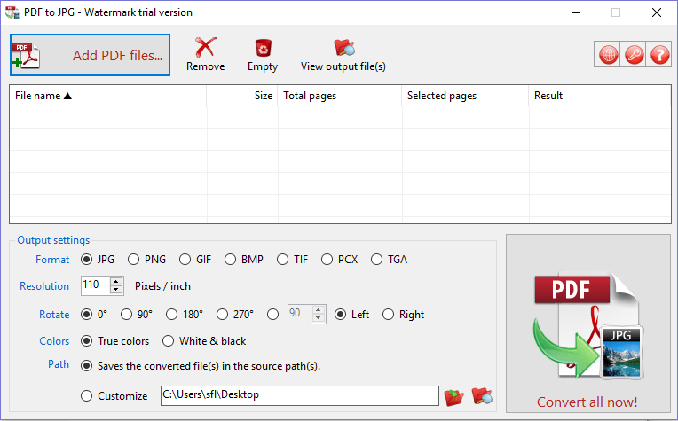 PDF to JPG - Screenshot #6