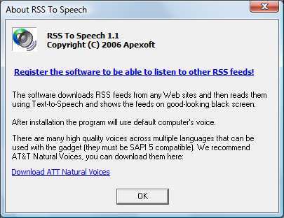 RSS To Speech - Screenshot #3