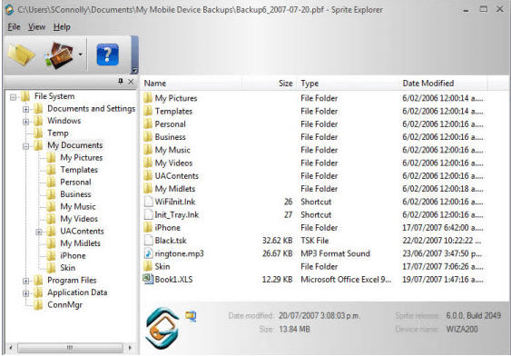Sprite Explorer - Screenshot #1