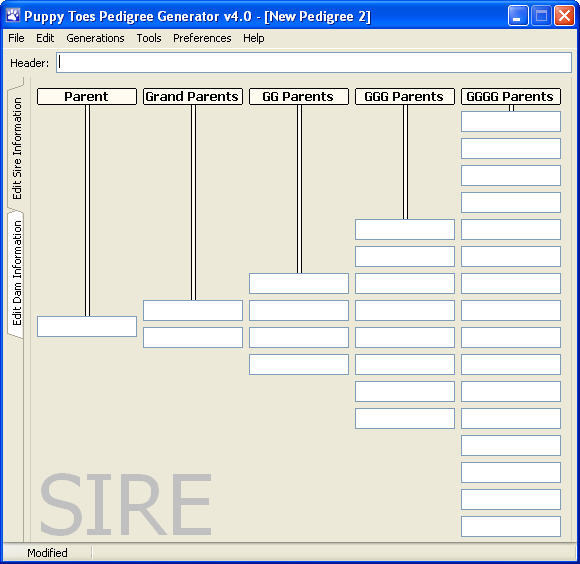 Puppy Toes Pedigree Generator download for free SoftDeluxe