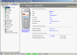 Oxygen Phone Manager II - Screenshot #1