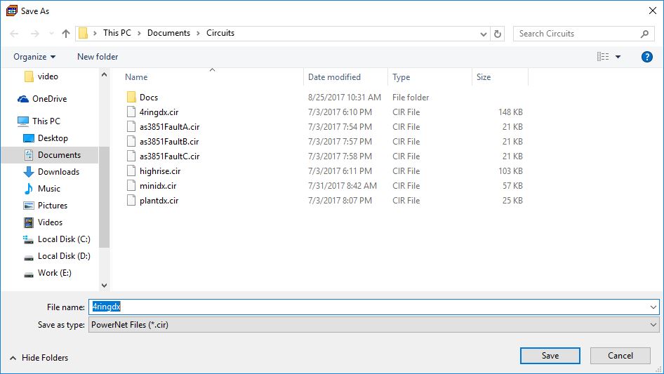 PowerNet Circuits - Screenshot #1