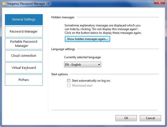 Steganos Password Manager - Screenshot #10