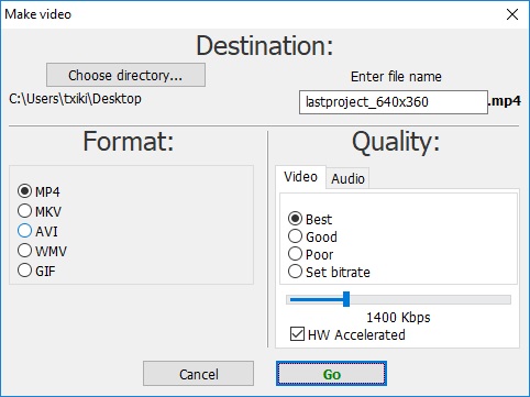 Bolide Movie Creator - Screenshot #1
