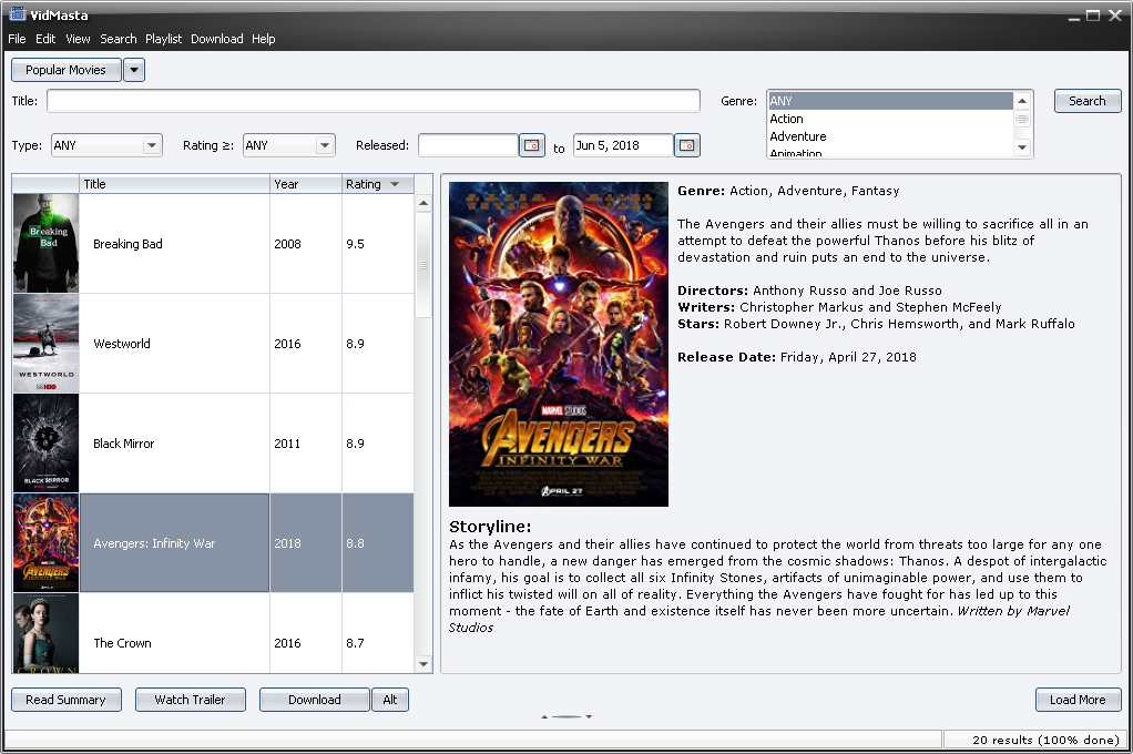 VidMasta 28.8 instal the new version for mac
