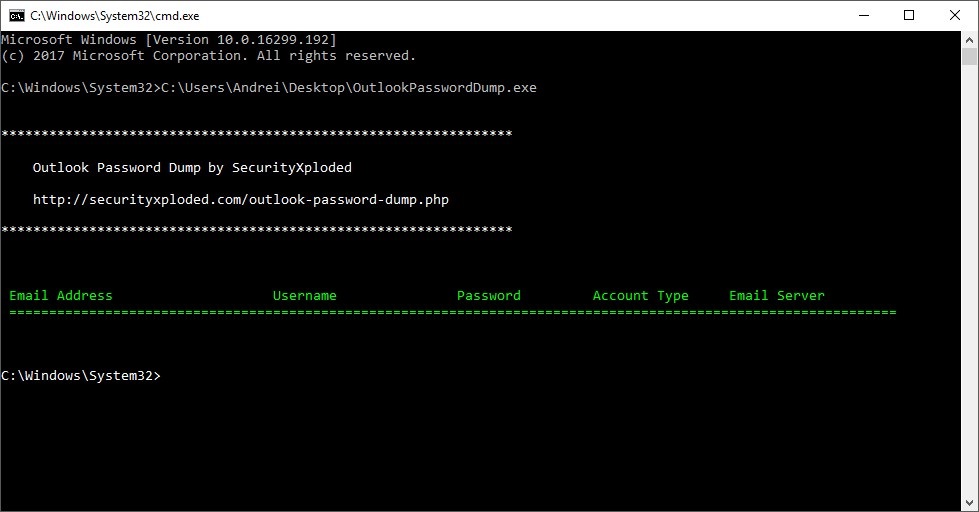 outlook password decryptor portable outlook password decryptor portable