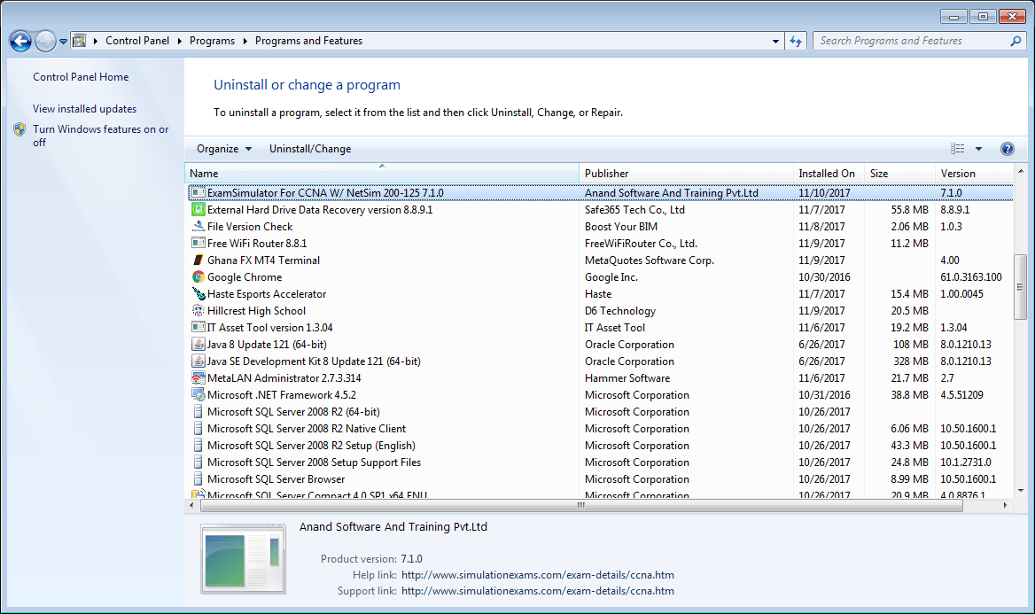 ExamSimulator For CCNA W NetSim 200-125 - Screenshot #1