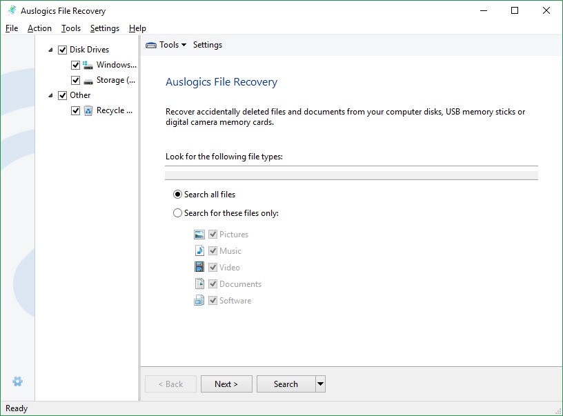 Auslogics File Recovery Pro 11.0.0.4 download the last version for apple