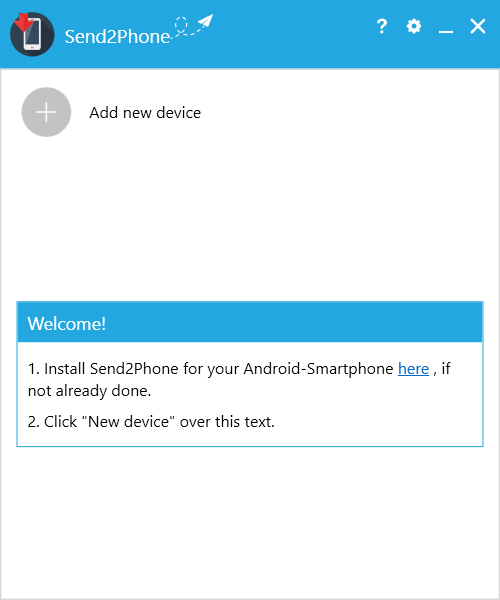 Send2Phone - Screenshot #1