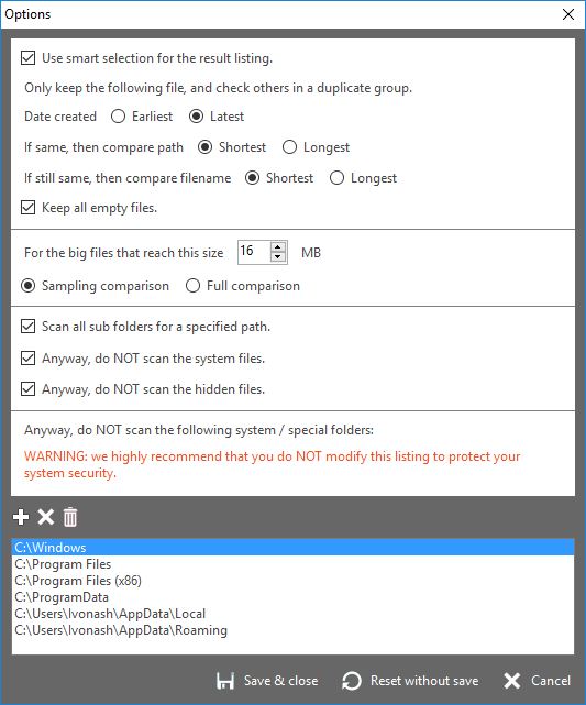 Duplicate File Finder Plus - Screenshot #7