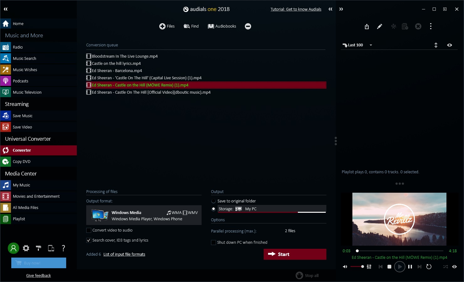 Audials One - Screenshot #5