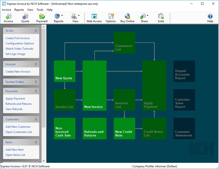 Express Invoice Invoicing Software - Screenshot #7
