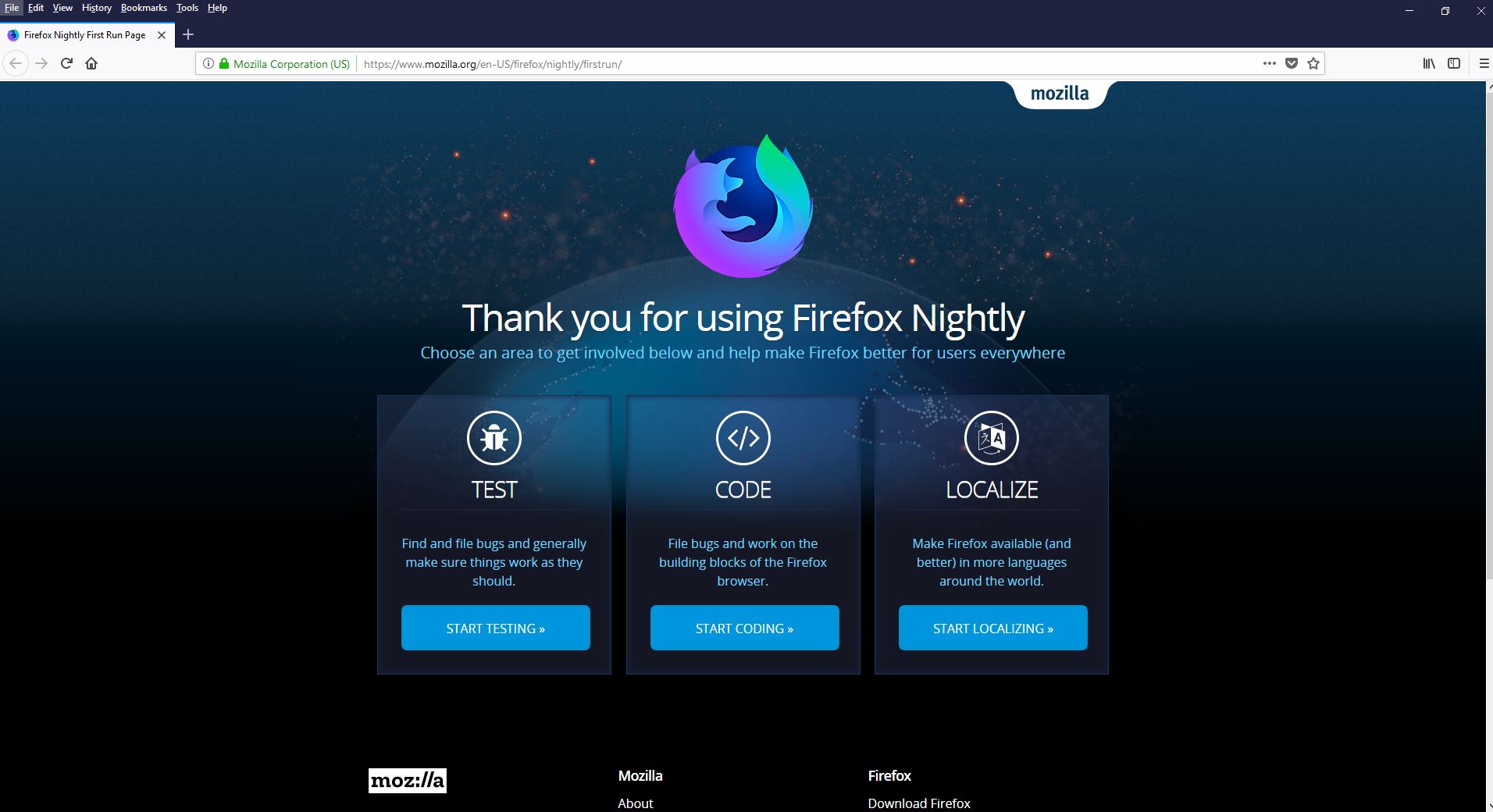 firefox nightly download for windows 10