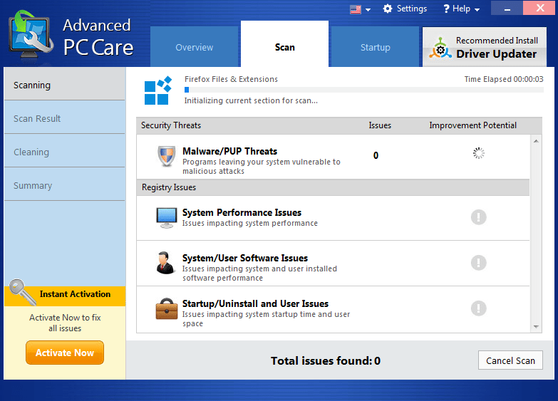 Advance PC Care download for free - SoftDeluxe