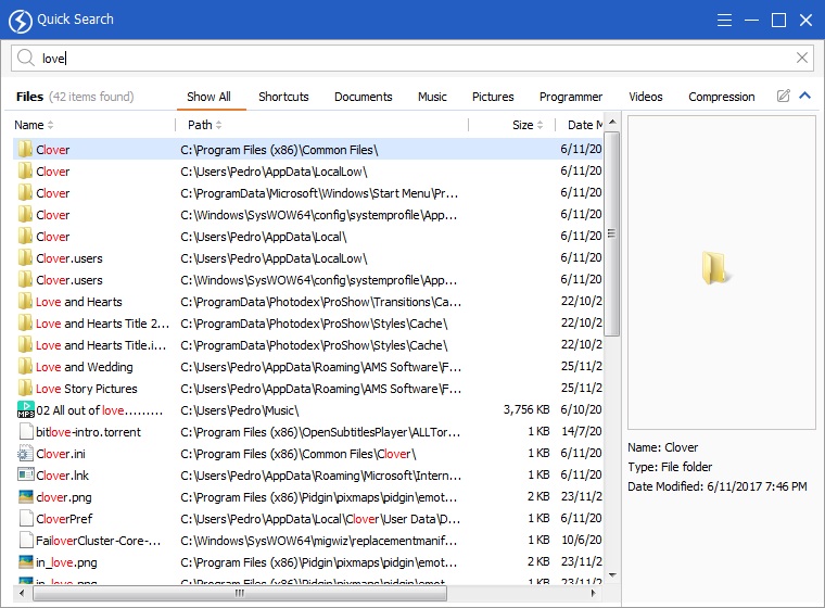 Quick Search - Screenshot #4