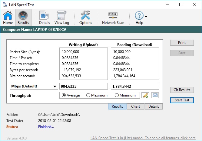 LAN Speed Test - Screenshot #6