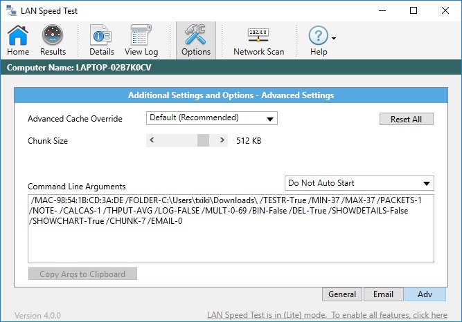 wireless lan speed test mac
