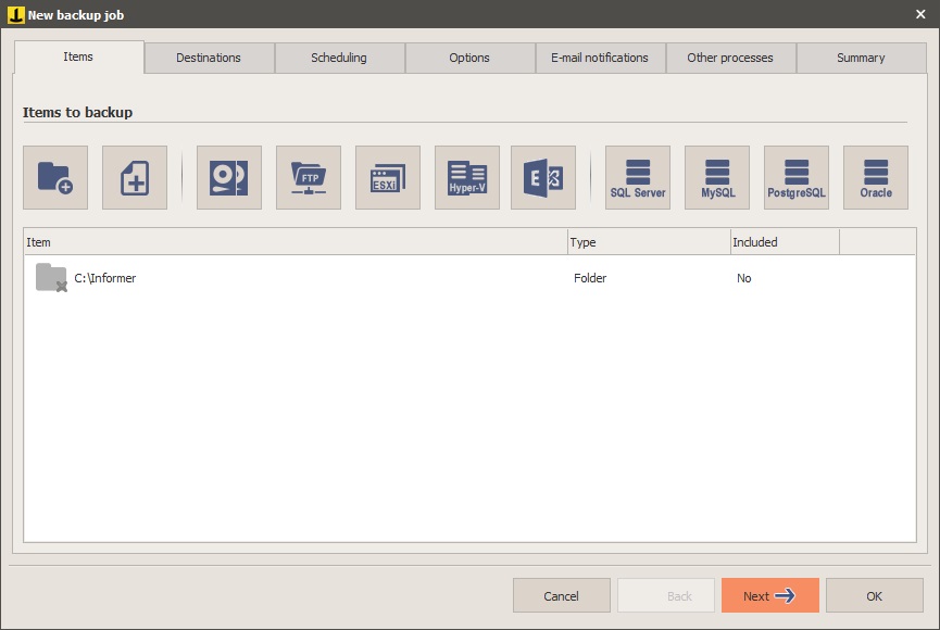 Iperius Backup - Screenshot #7