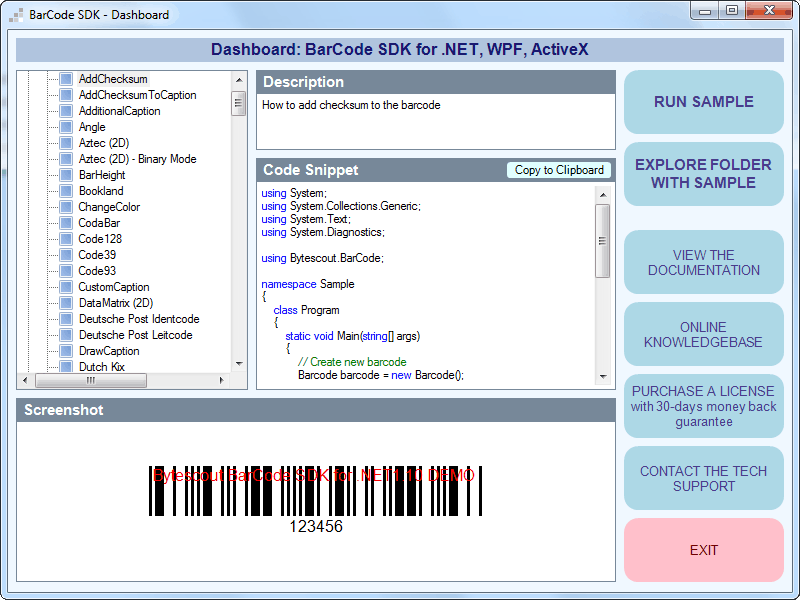 Bytescout BarCode Generator - Screenshot #3