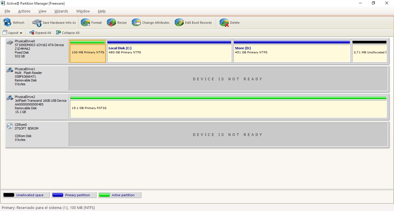 Active@ Partition Manager - Screenshot #4