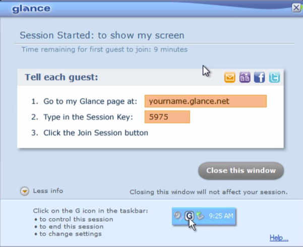 GlanceGuest - Screenshot #1