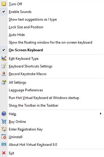 Hot Virtual Keyboard - Screenshot #4
