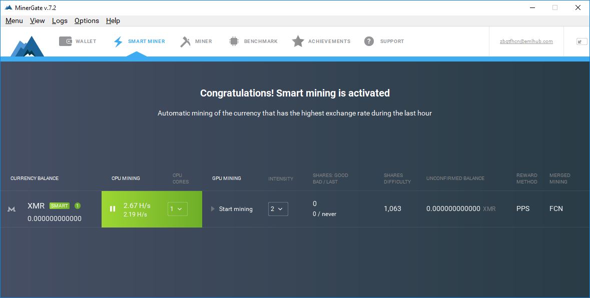 MinerGate - Screenshot #3