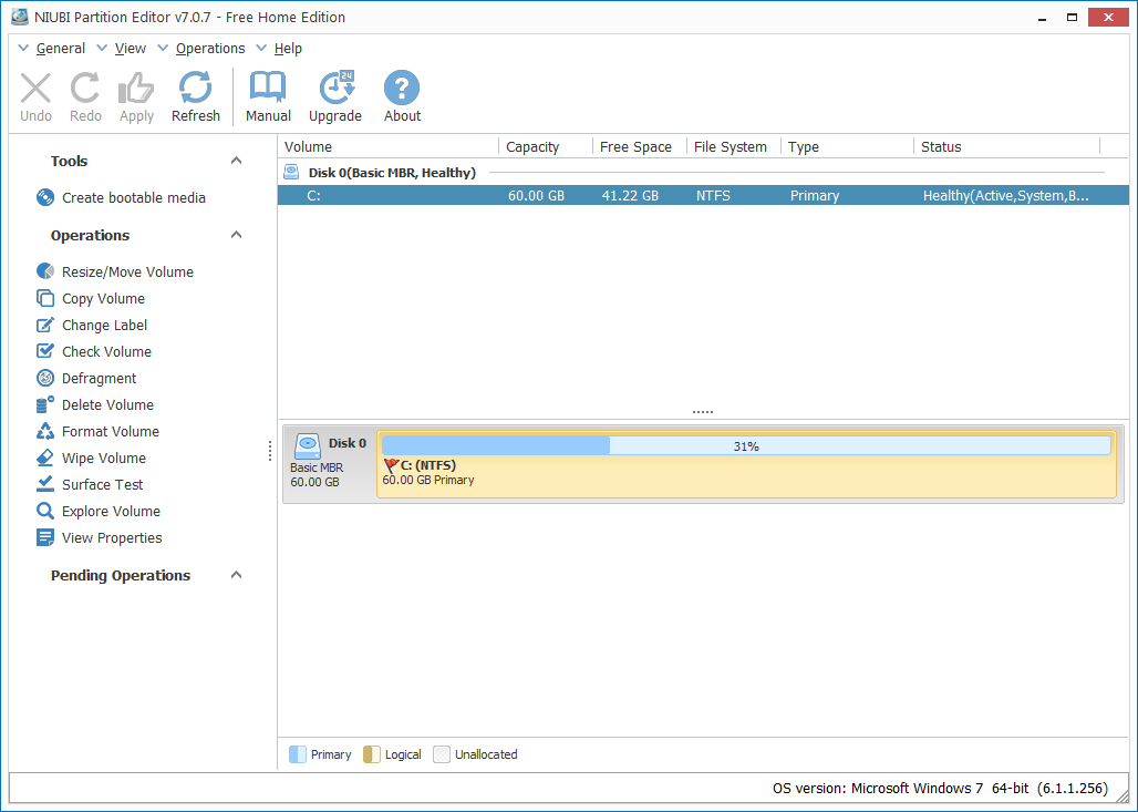 NIUBI Partition Editor Pro / Technician 9.7.0 download the last version for android