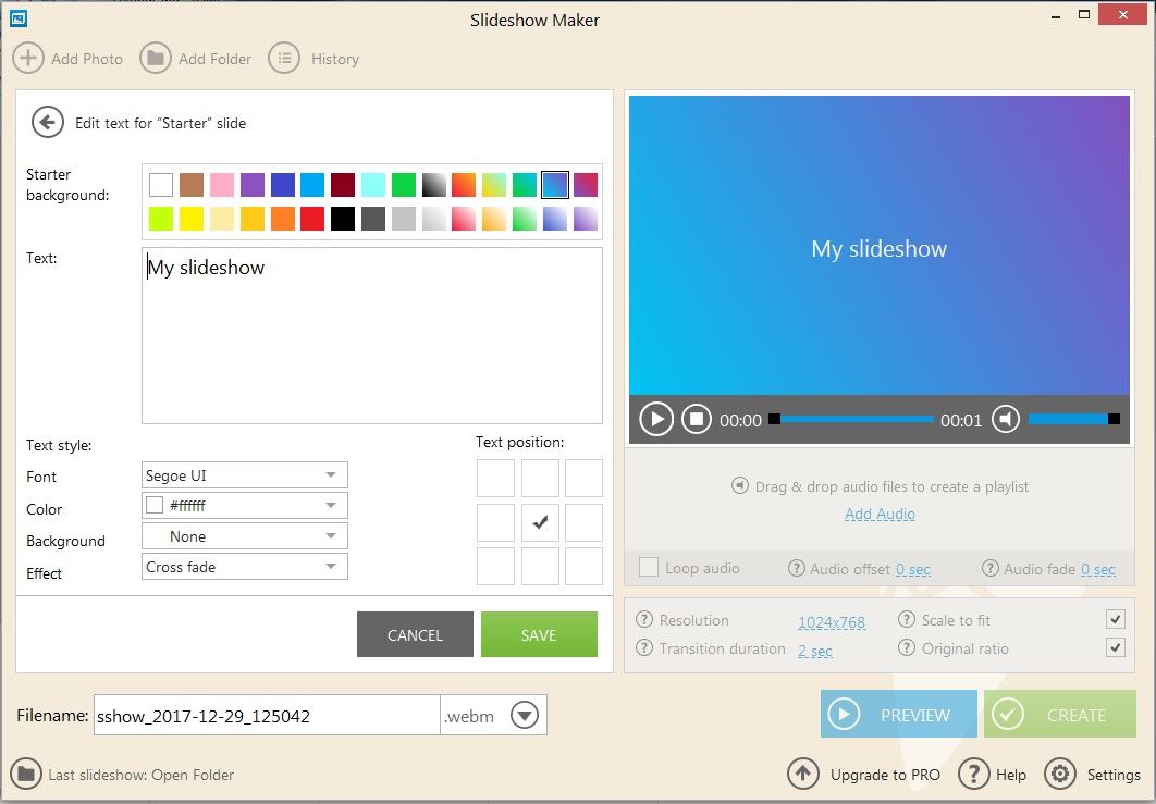 Icecream Slideshow Maker - Screenshot #3
