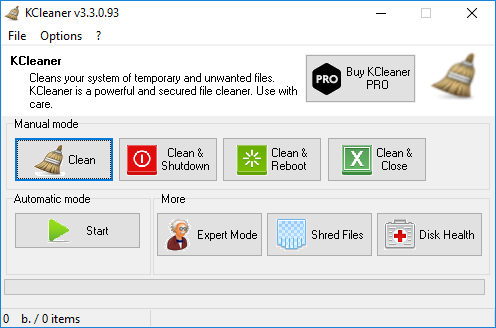 KC Softwares KCleaner - Screenshot #7