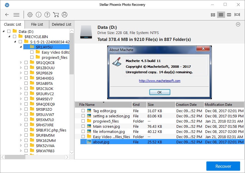 Stellar Phoenix Photo Recovery - Screenshot #5