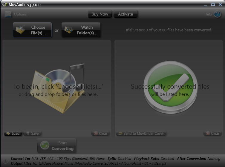 MuvAudio - Screenshot #1