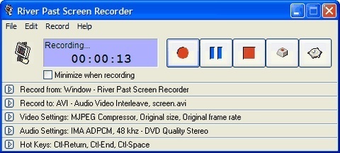 River Past Screen Recorder Pro - Screenshot #5