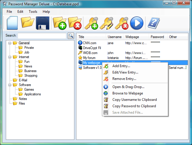 Password Manager Deluxe - Screenshot #11