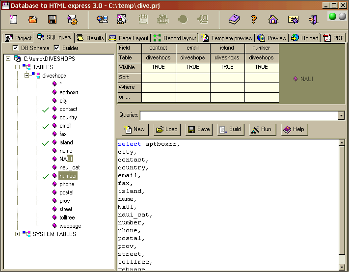 DB to HTML Express latest version - Get best Windows software