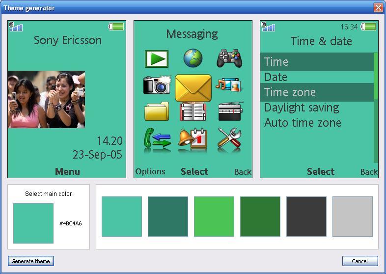 Sony Ericsson Themes Creator - Screenshot #6